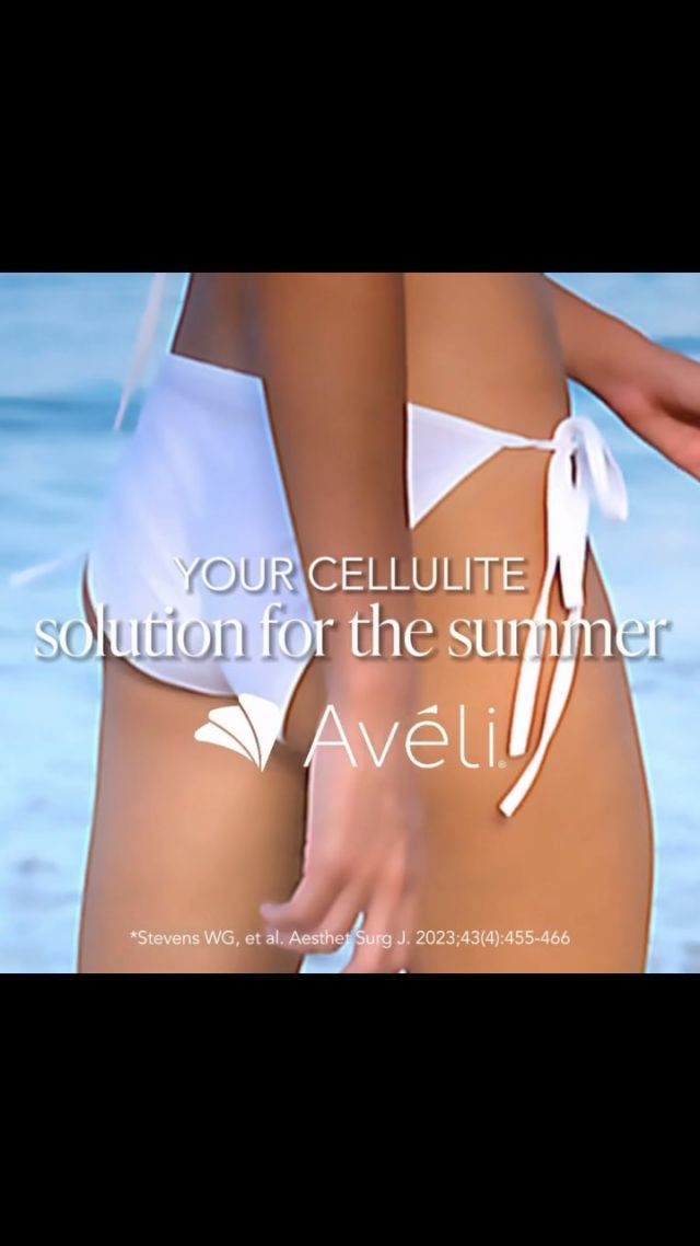 Finally, the cellulite solution you’ve been looking for! Aveli is proven to visibly reduce dimples, with results showing even after one session 🤯

Ready to feel comfortable and confident in your body? Limited appointments available with our Medical Director, Dr. Porter on August 9th. Call to inquire!