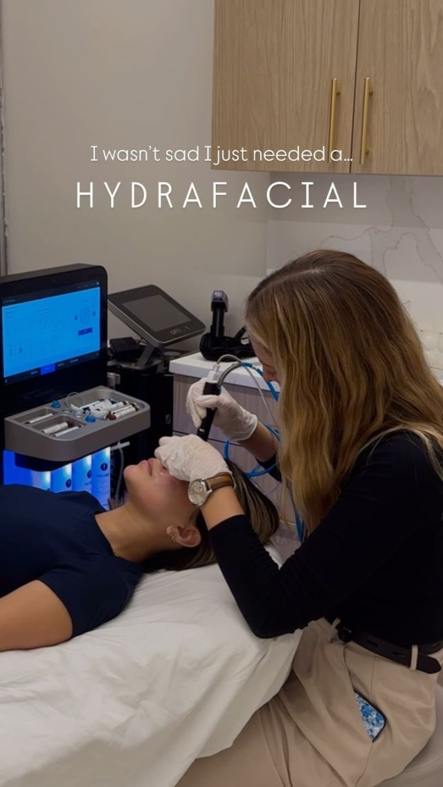 You’re not sad, you just need a hydrafacial 🥰

Book online now with @camillemckeern or call/text 212-647-1930!