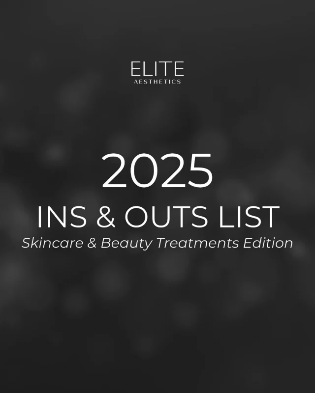 We compiled some of the Elite team’s skincare and beauty treatments ins and outs for the New Year 🥰

We want to hear what’s on your list! Comment below ⬇️